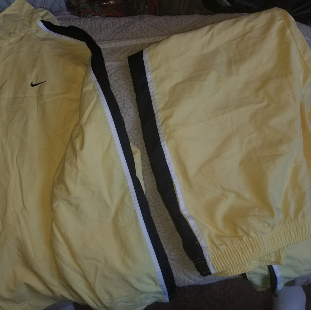 Yellow Nike Track Suit